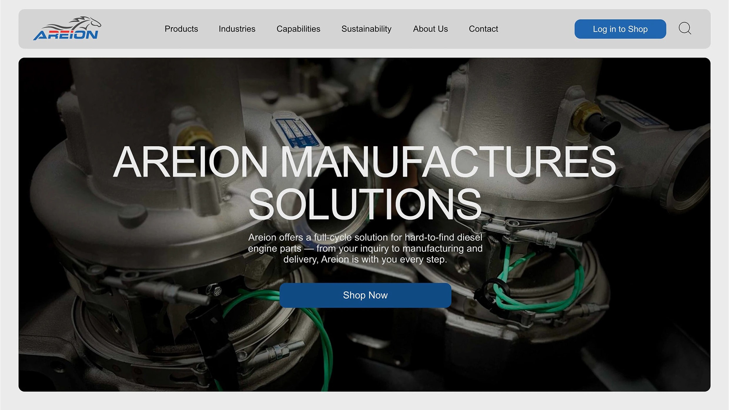 Areion — E-Commerce Website