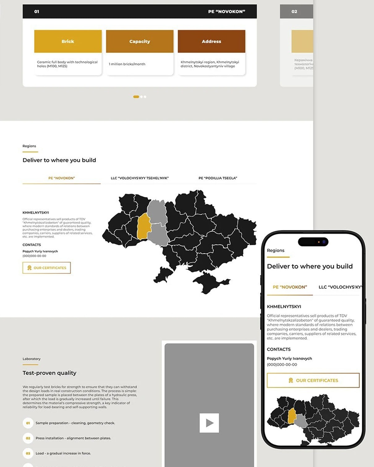 Brick Factories — Manufacturing Website