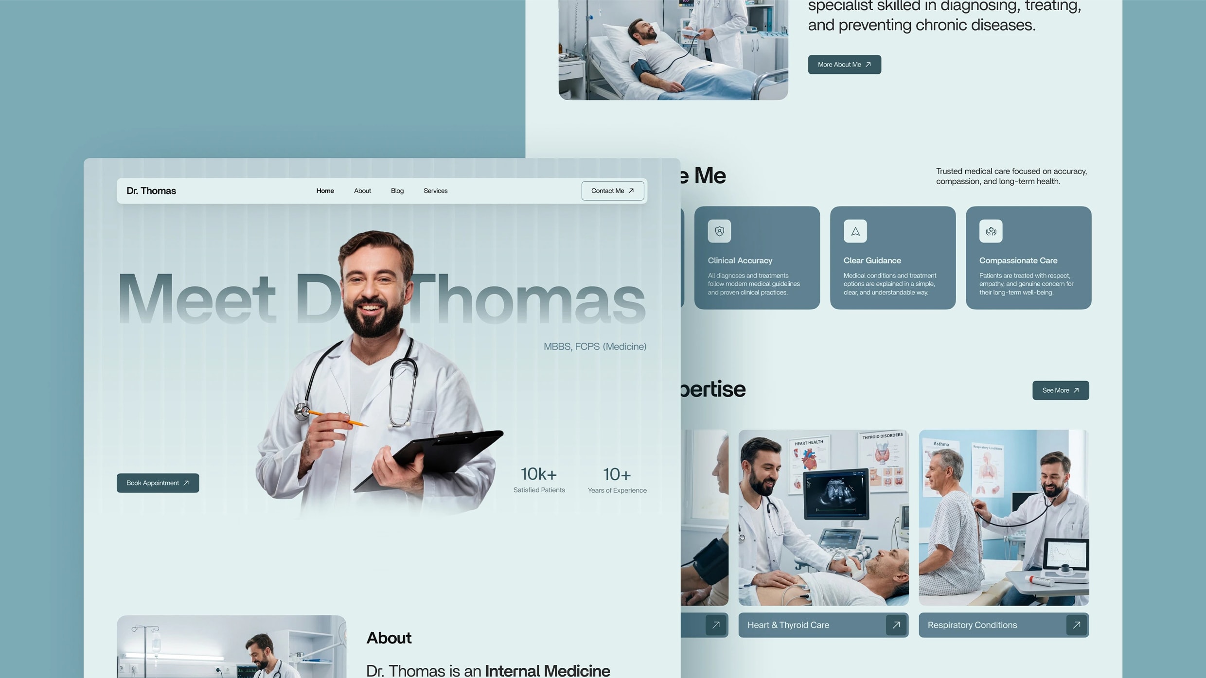 Doctor Personal Portfolio — Healthcare Website