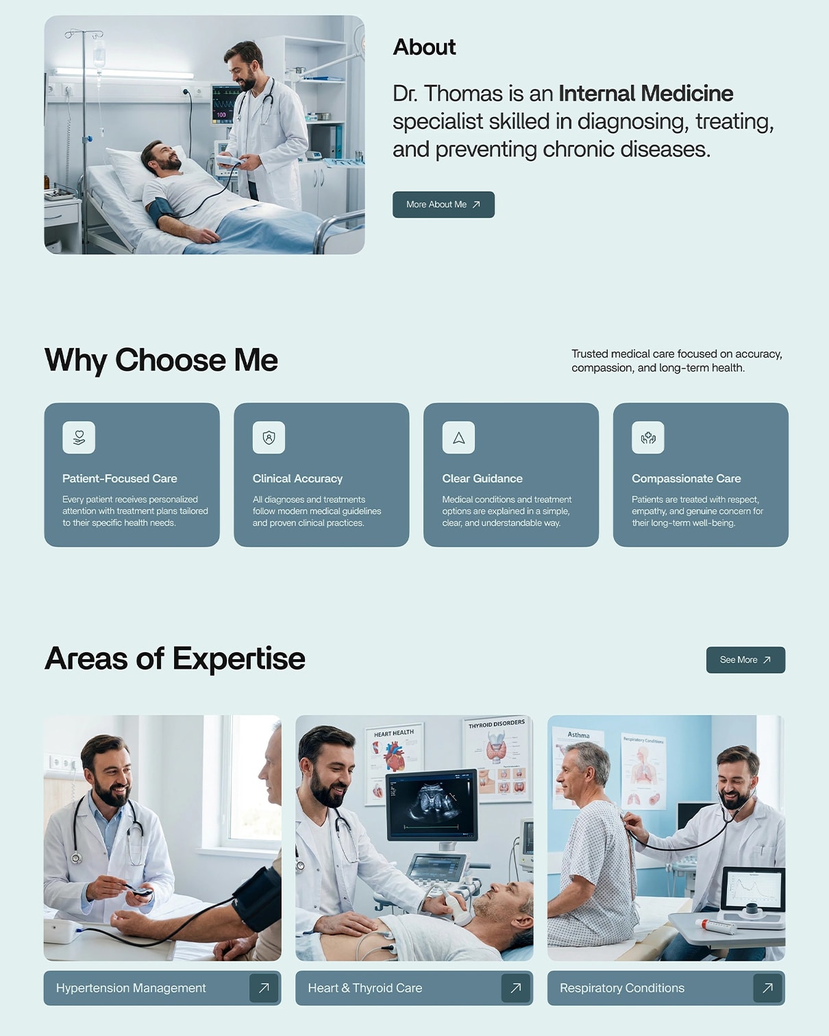 Doctor Personal Portfolio — Healthcare Website