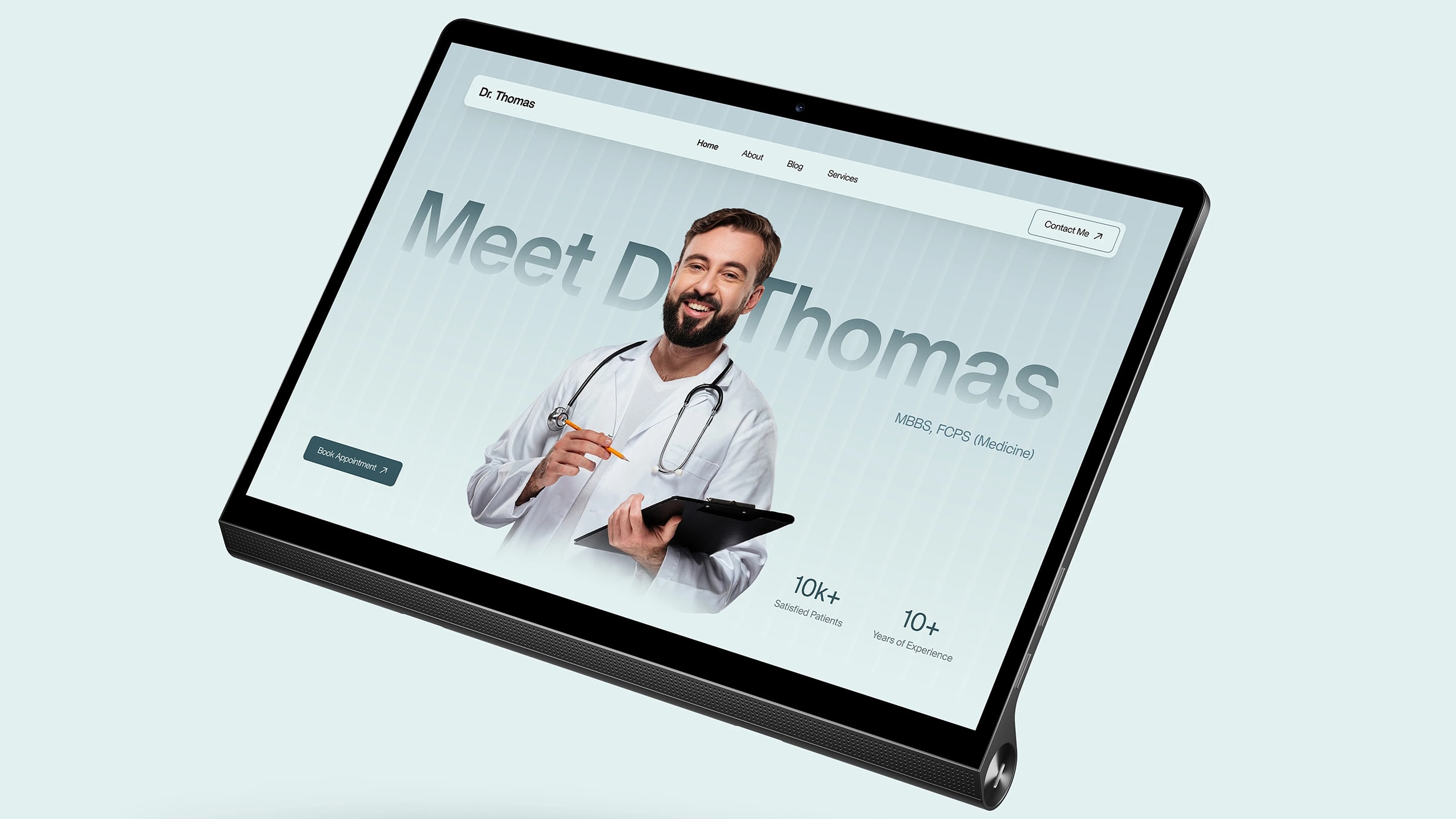Doctor Personal Portfolio — Healthcare Website