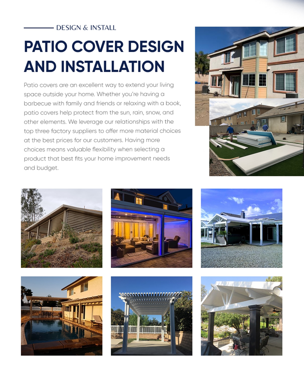 FDP — Factory Direct Patios