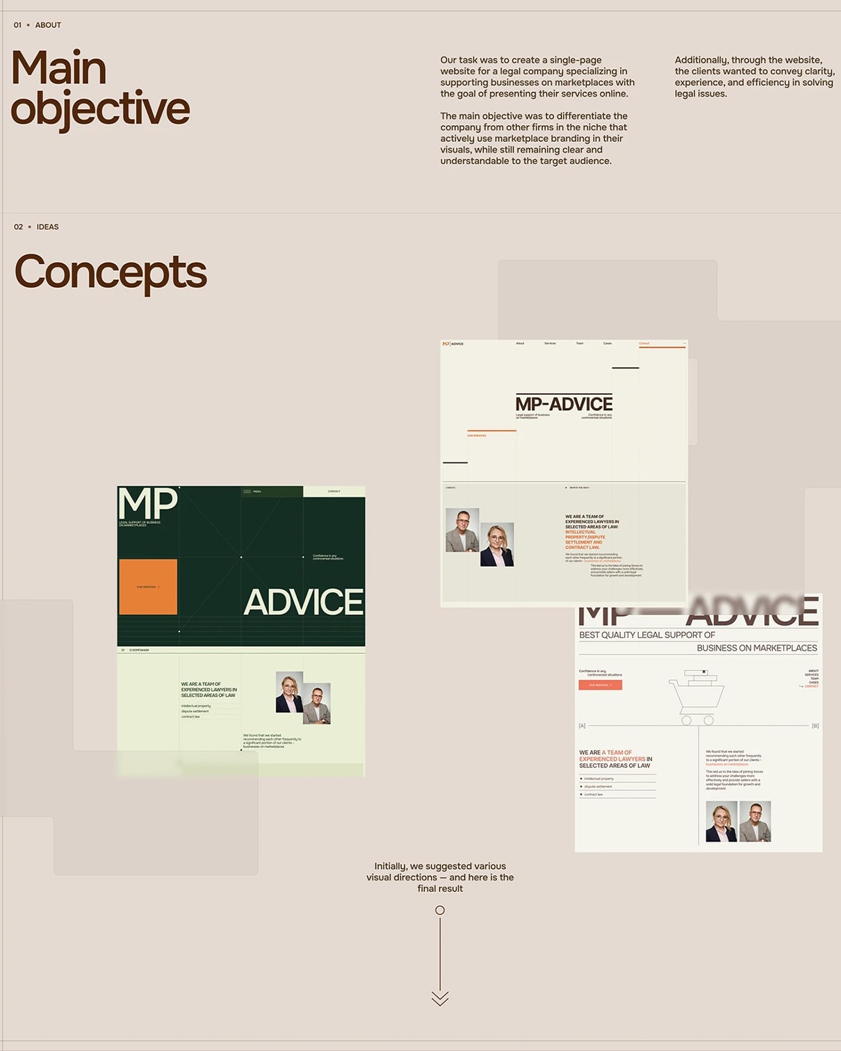 Legal Company — Law Firm Website