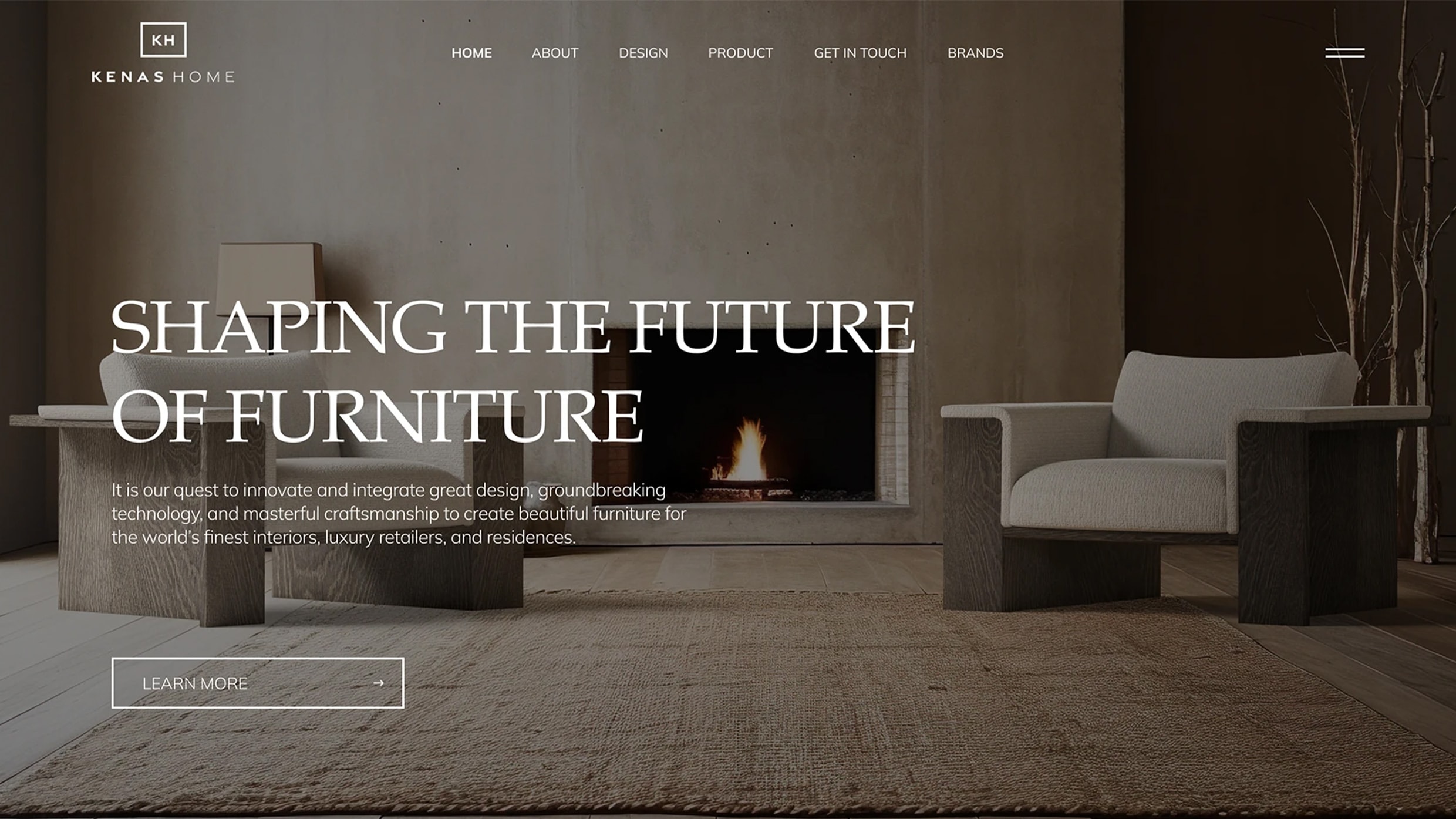 Luxury Furniture — Furniture Brand Website