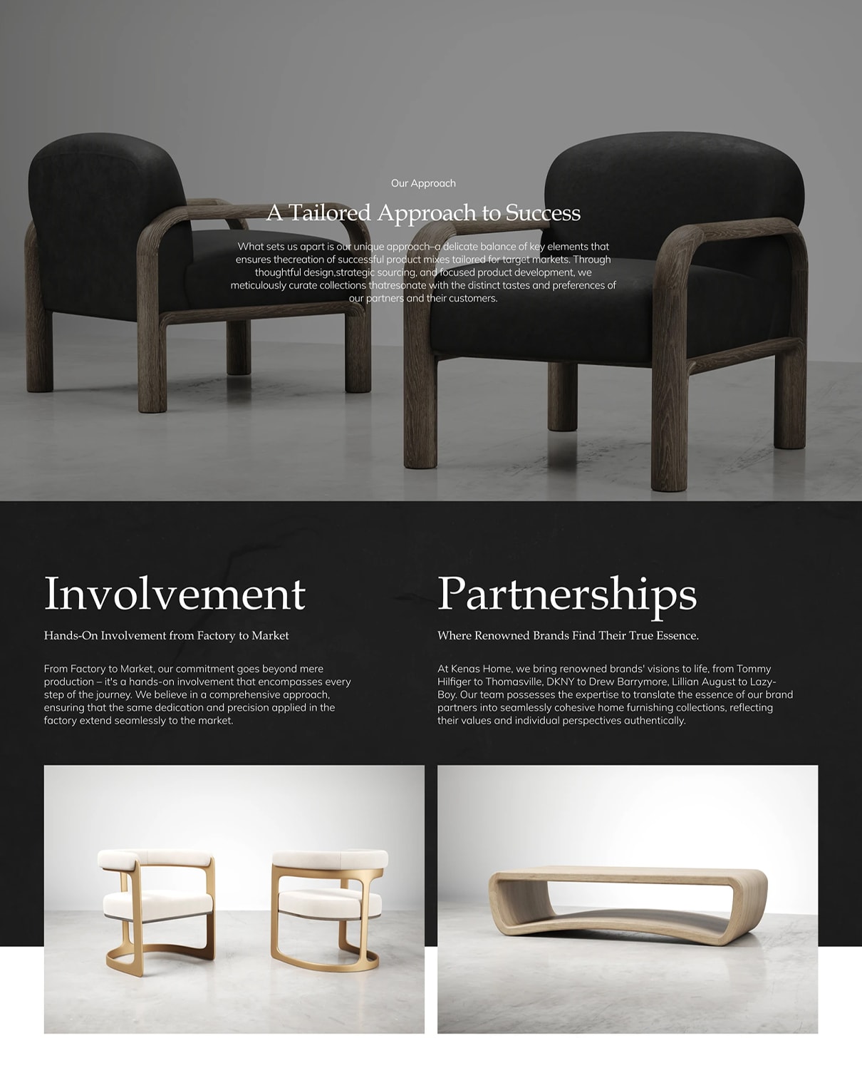 Luxury Furniture — Furniture Brand Website