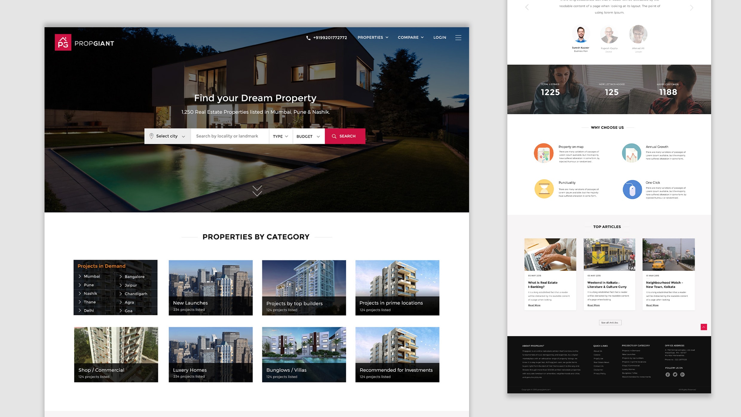 Prop-Gaint — Real Estate Platform