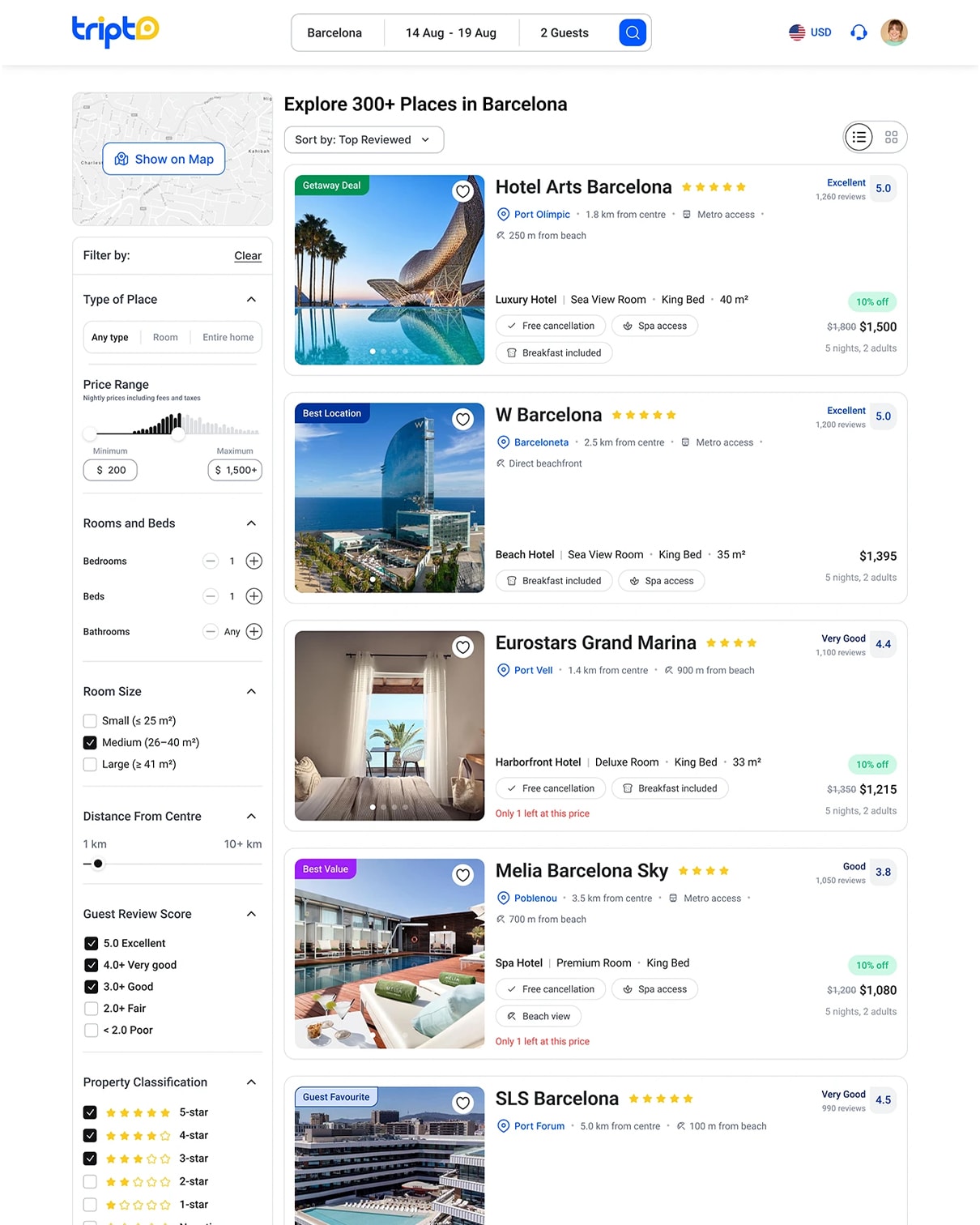 Tript — Travel Planning Platform