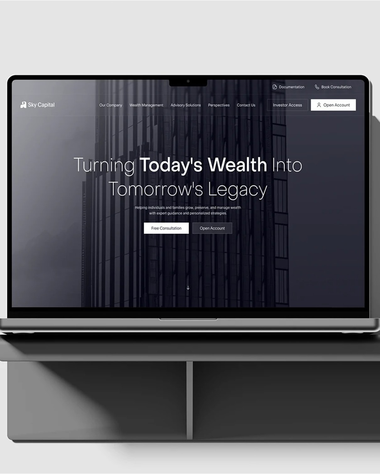 Wealth Management — Financial Services Website