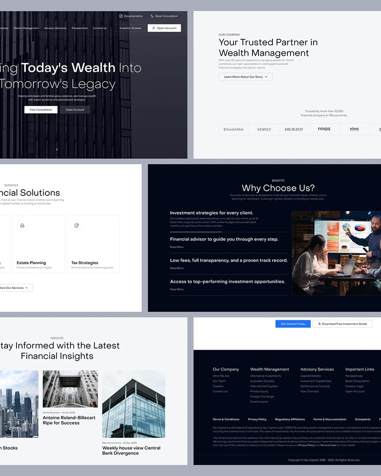 Wealth Management — Financial Services Website