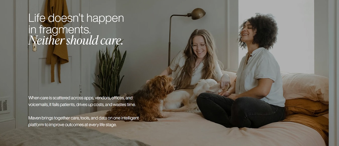 Maven Clinic: Women's Health Virtual Care — Maven Clinic public message about connected care for women and families