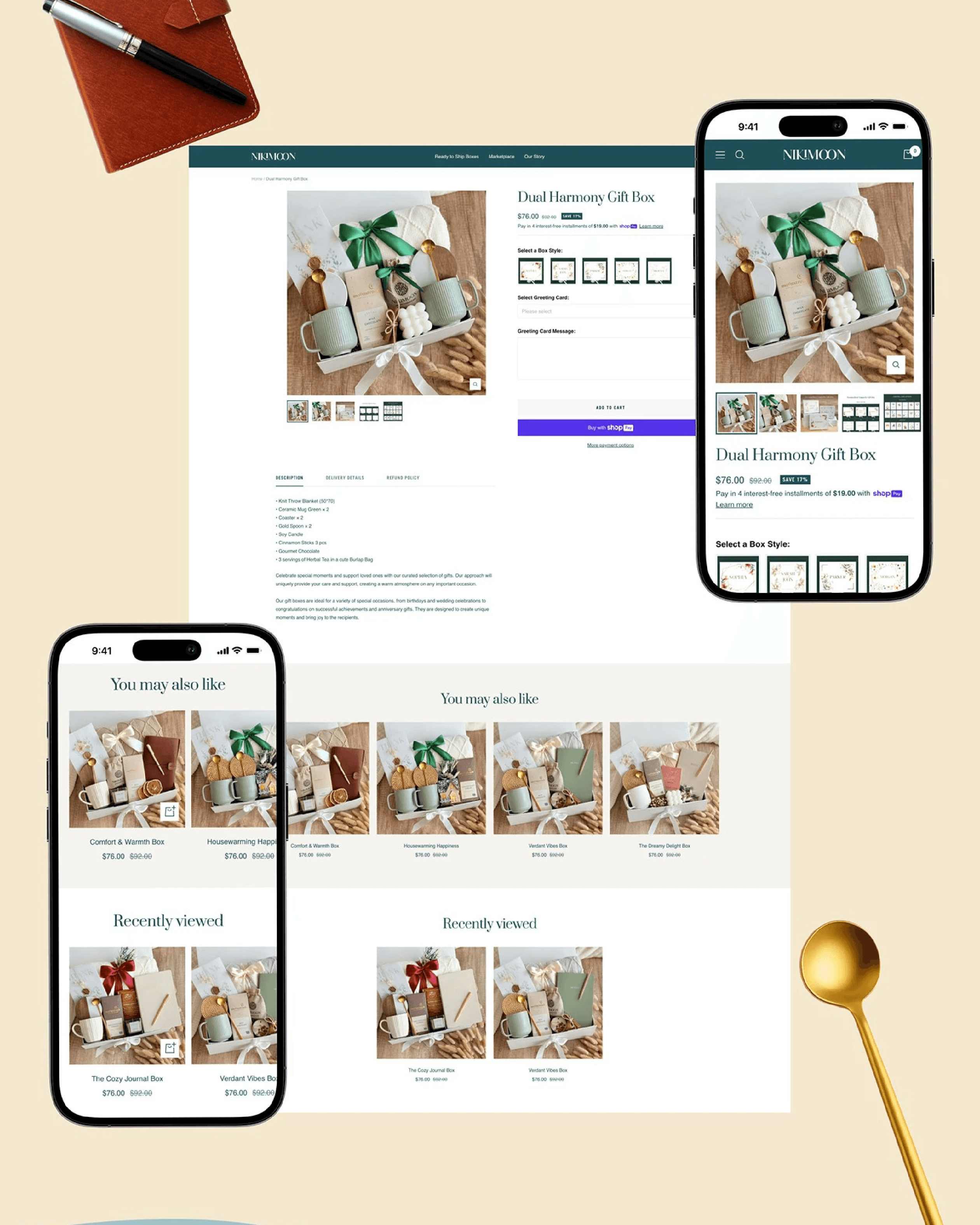 Shopify Gift Store — E-commerce Website