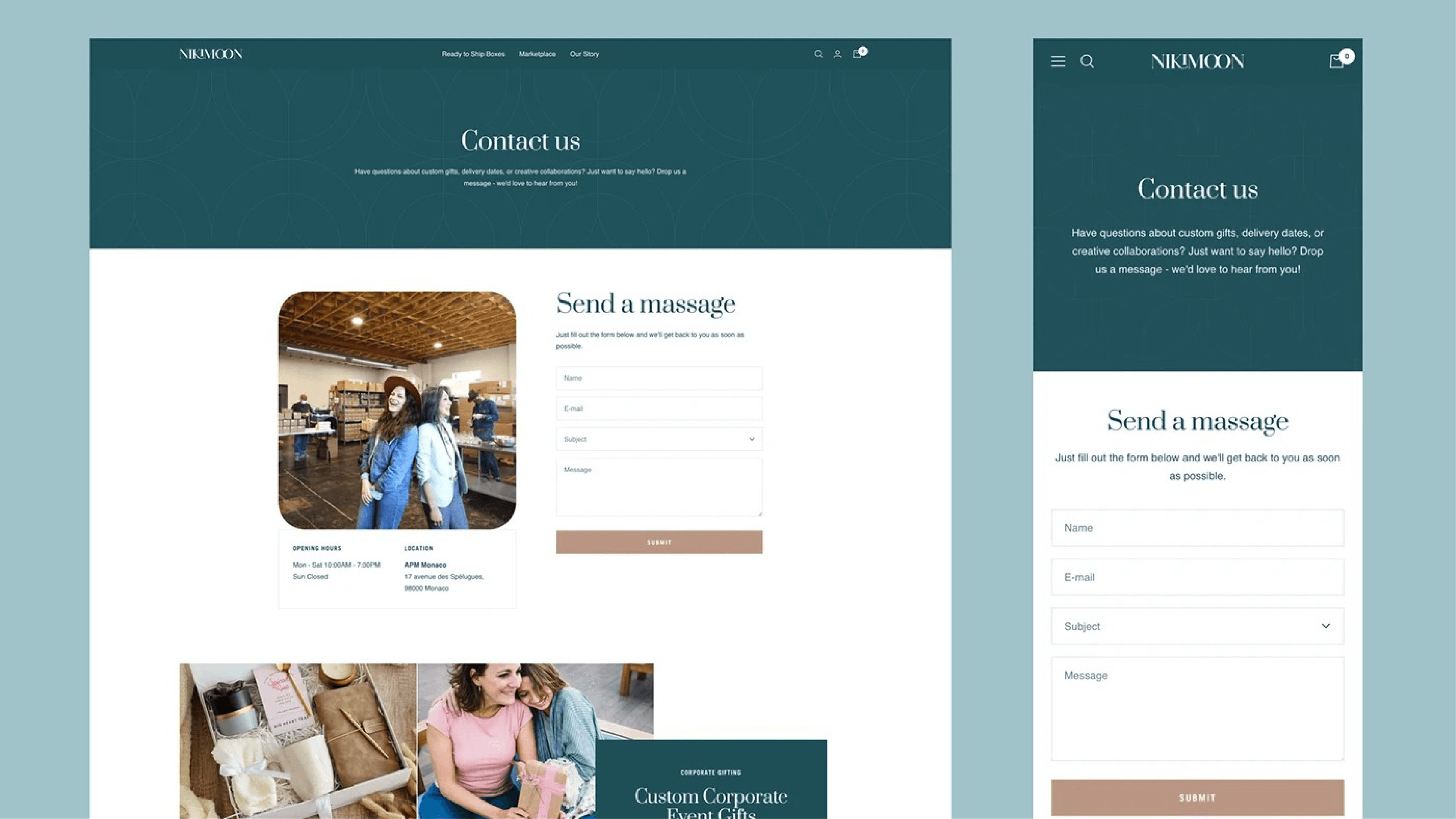 Shopify Gift Store — E-commerce Website