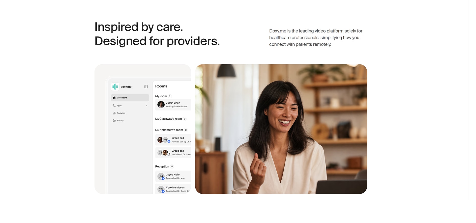 Doxy.me: Telemedicine Software Project — Doxy.me virtual waiting room and care experience