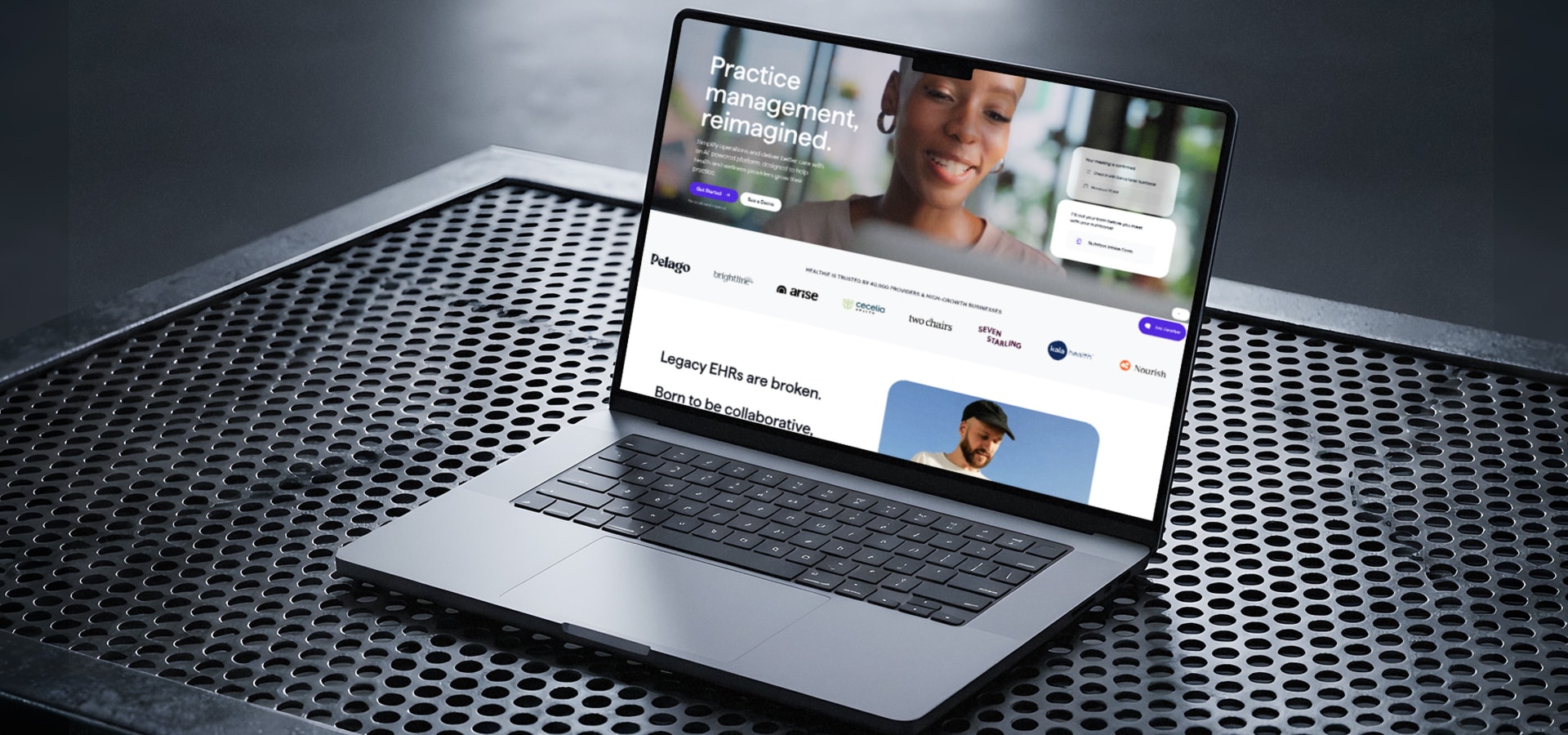 Healthie: Patient Portal and Telehealth — Healthie healthcare platform website presentation
