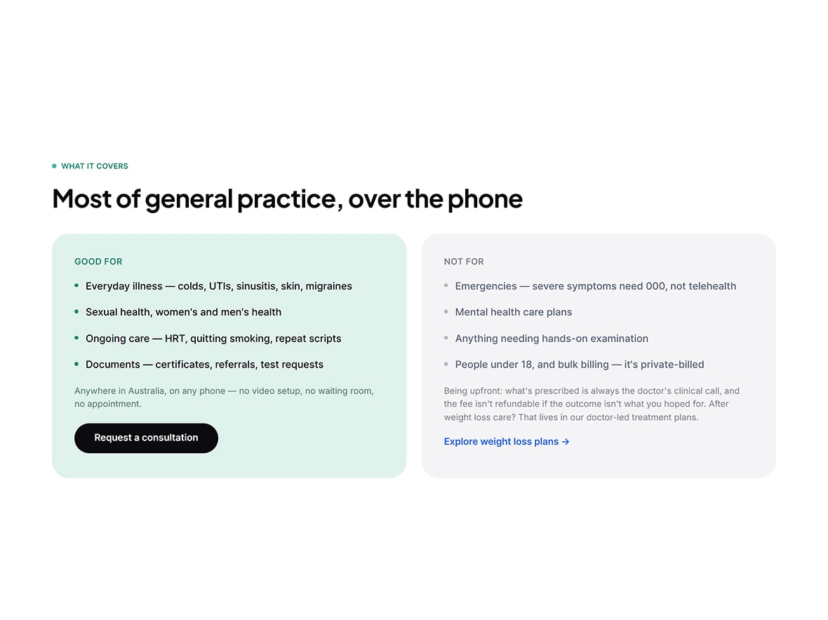 NextClinic: Online Doctor Platform — NextClinic care service information and clinical suitability